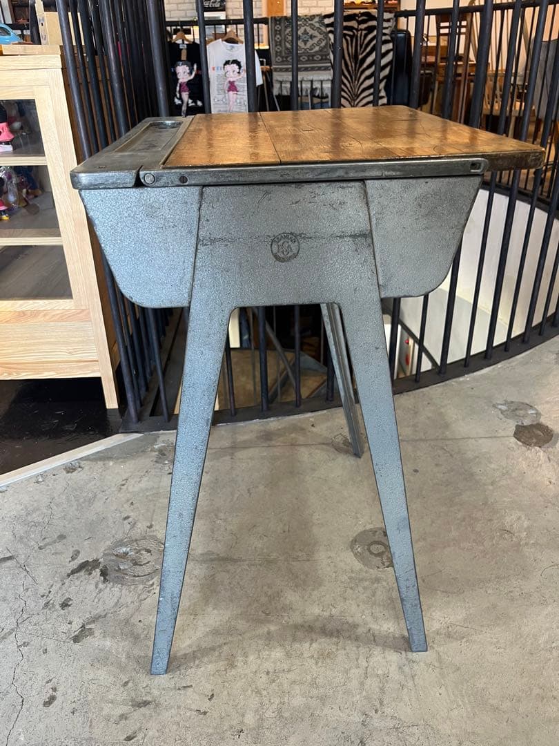 ESAVIAN イギリス　スクールデスク【推定50s-60s】