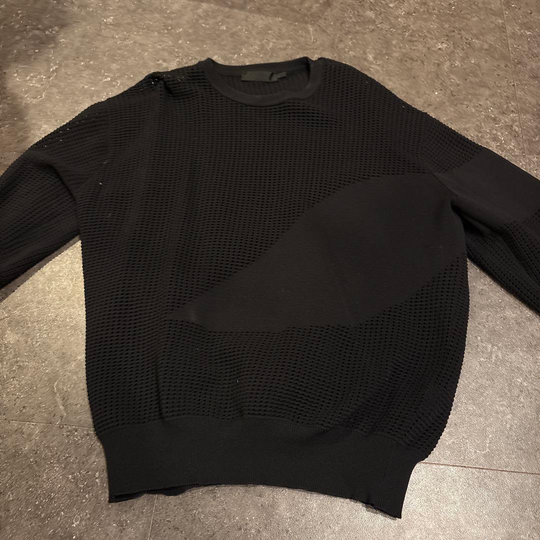 アレキサンダーマックイーン 鍵編み 透け ニット セーター