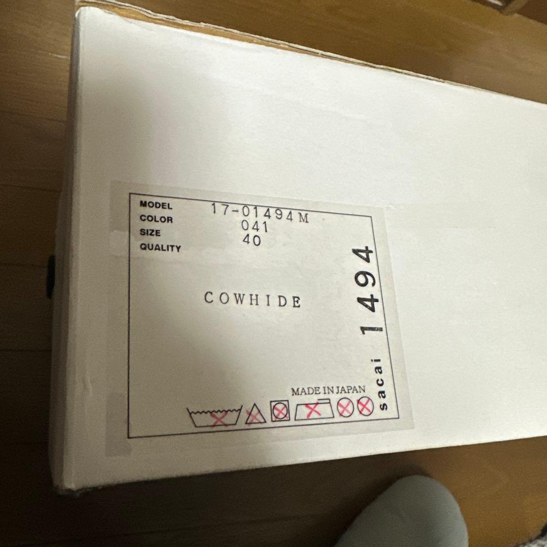 【新品】sacai Hender Scheme コラボ 革靴