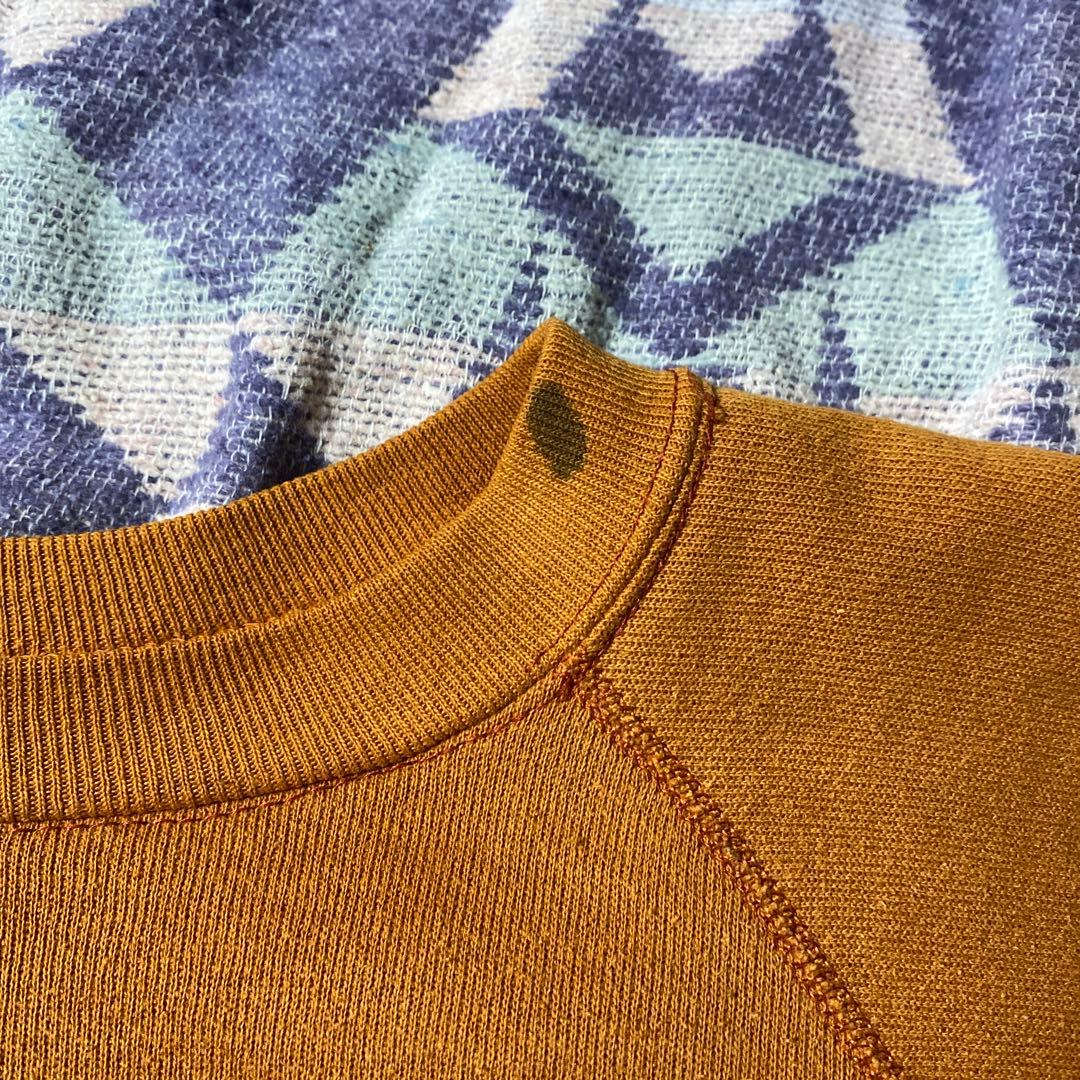 は*つ様 70s レアカラー　ブラウン　ビンテージスウェット