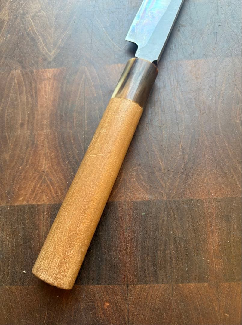 正本　築地　霞　柳刃　330mm 尺一　包丁　白鋼　和包丁　研ぎ済　刺身