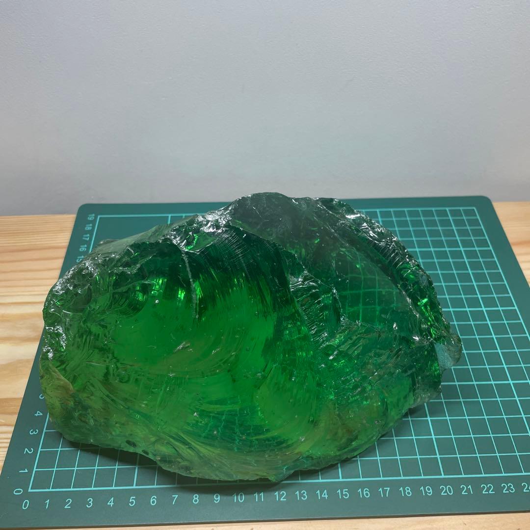 お値下げ　アンダラクリスタル　希少　グリーンアップル　インドネシア産　3267g