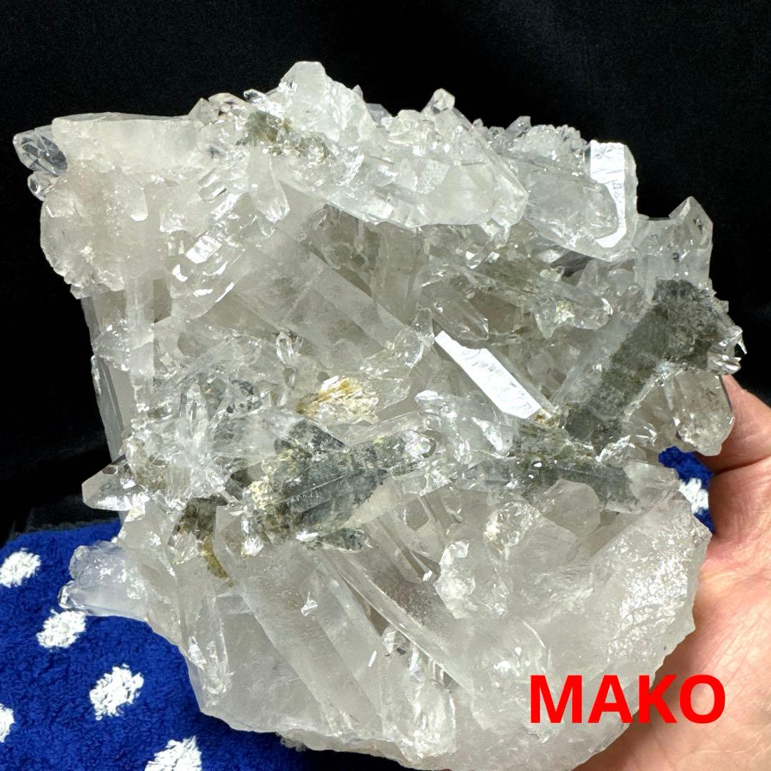 M1871☆ヒマラヤ水晶クラスター1.7Kg☆マニハール産☆N50912-A