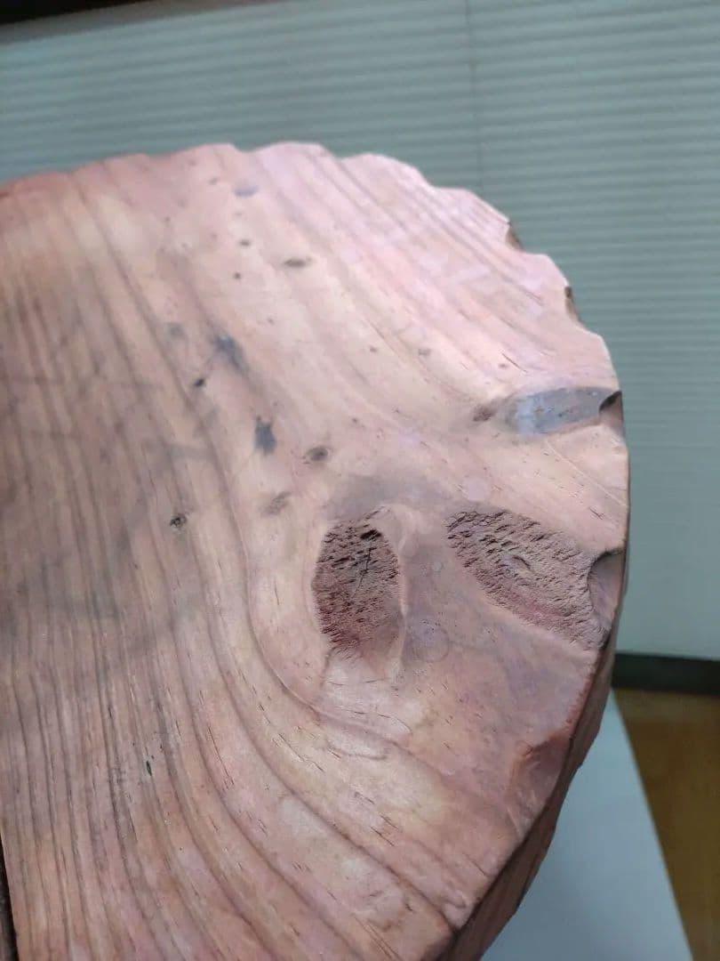 アンティーク 木製 サイドテーブル 花台 ■ビンテージ インテリア レトロ