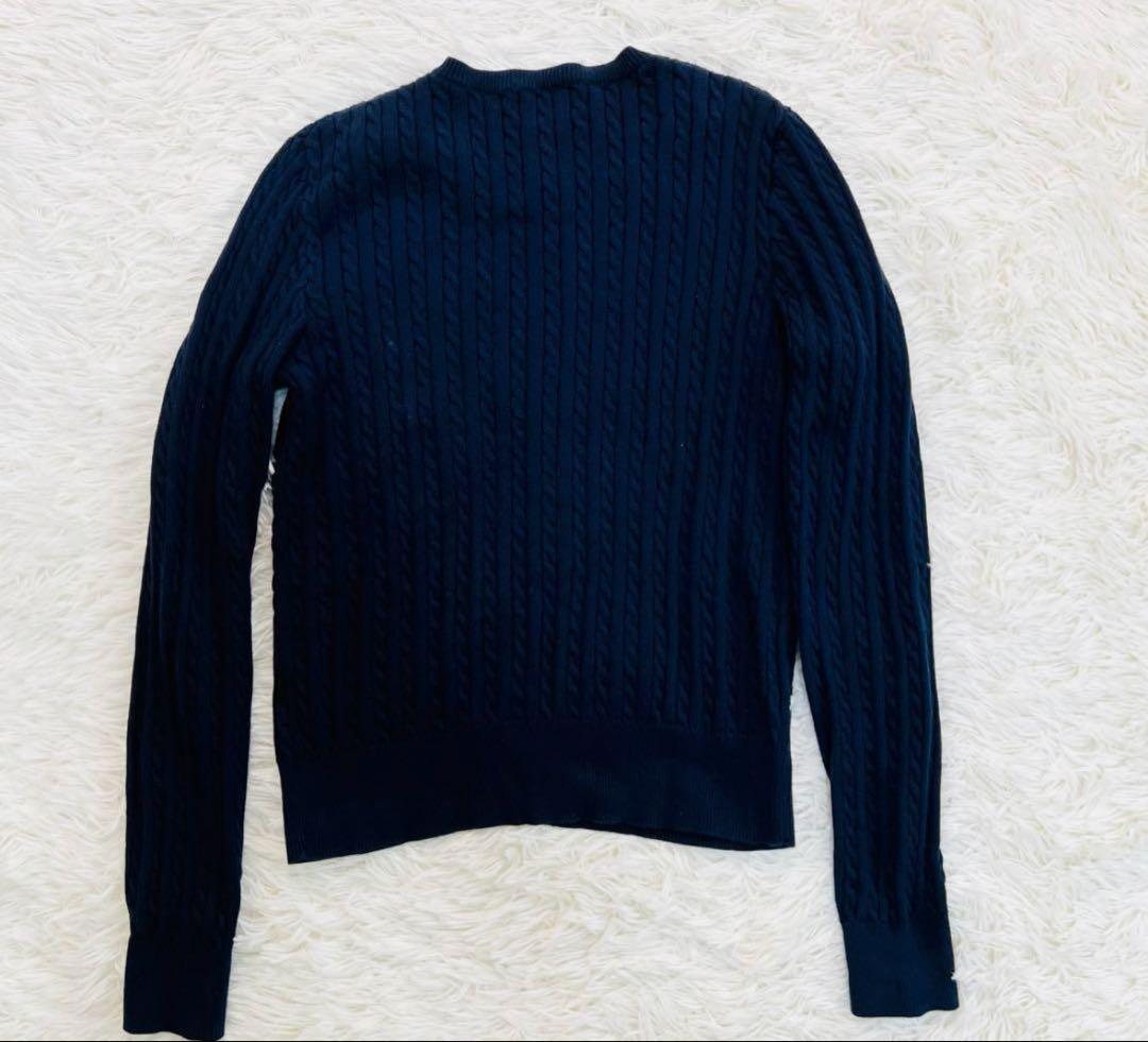 美品 POLO RALPH LAUREN ケーブルニットカーディガン　S〜M