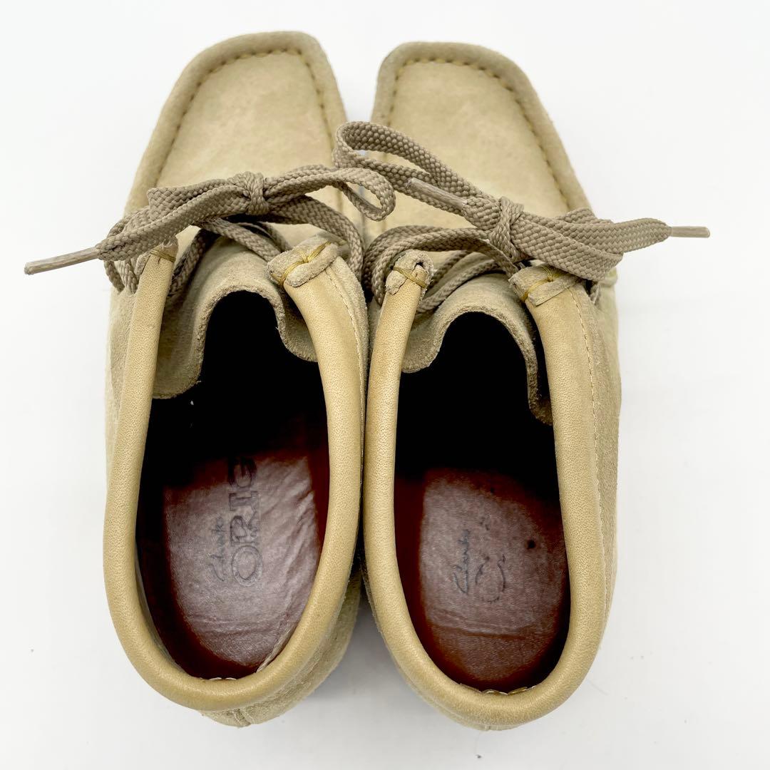 Clarks ワラビー スエード シューズ Wallabee ベージュ