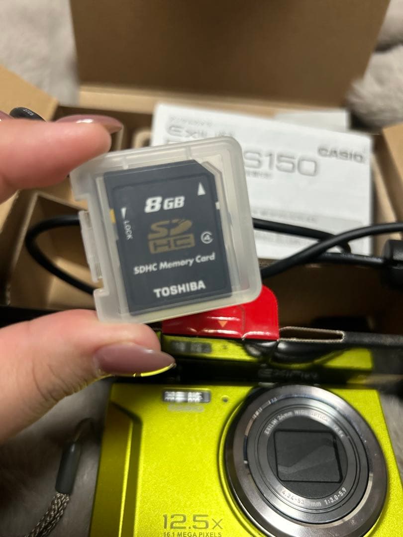 美品 デジカメ CASIO EX-ZS150 グリーン 12.5倍ズーム