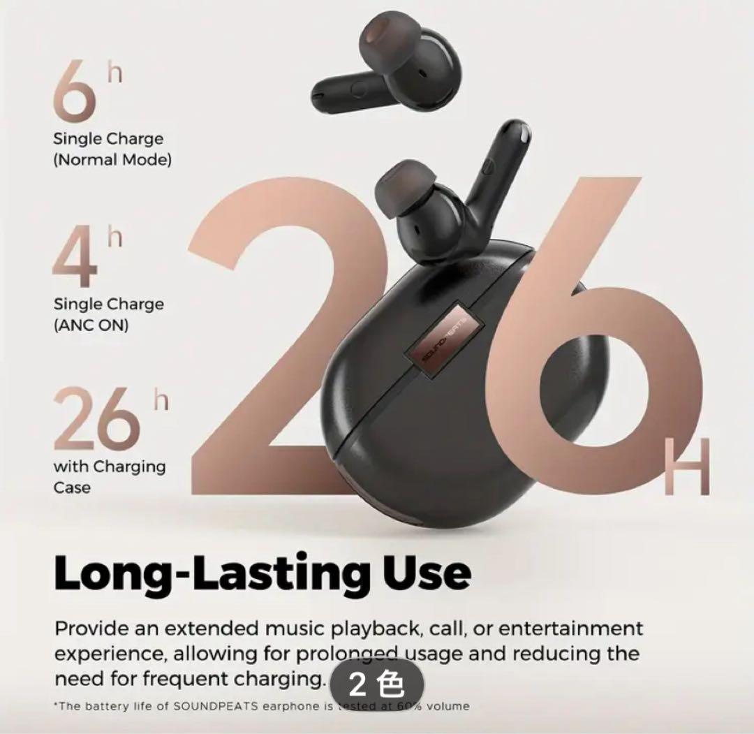 SoundPEATS Air4 Pro ワイヤレスイヤホン