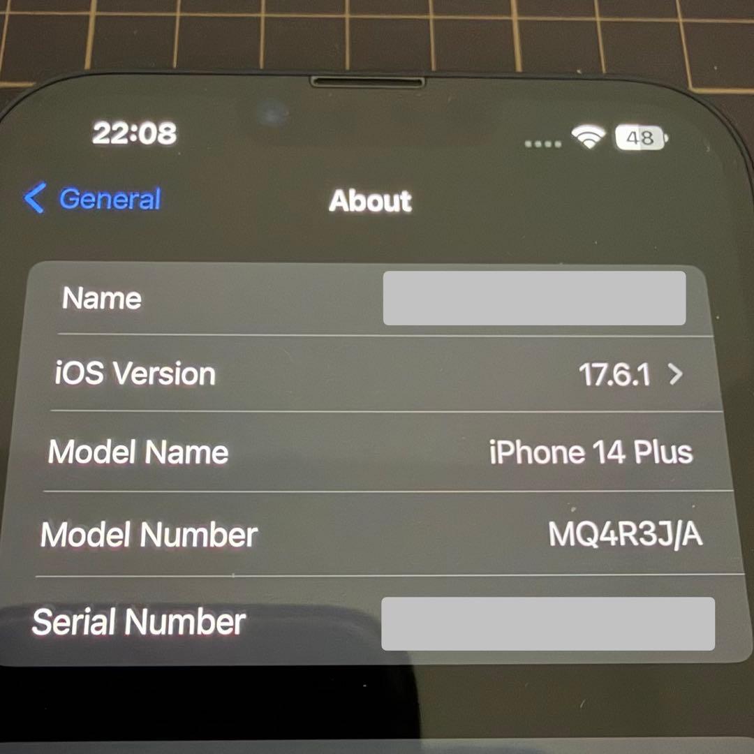 【大容量】 iPhone 14 Plus 512GB ミッドナイト SIMフリー