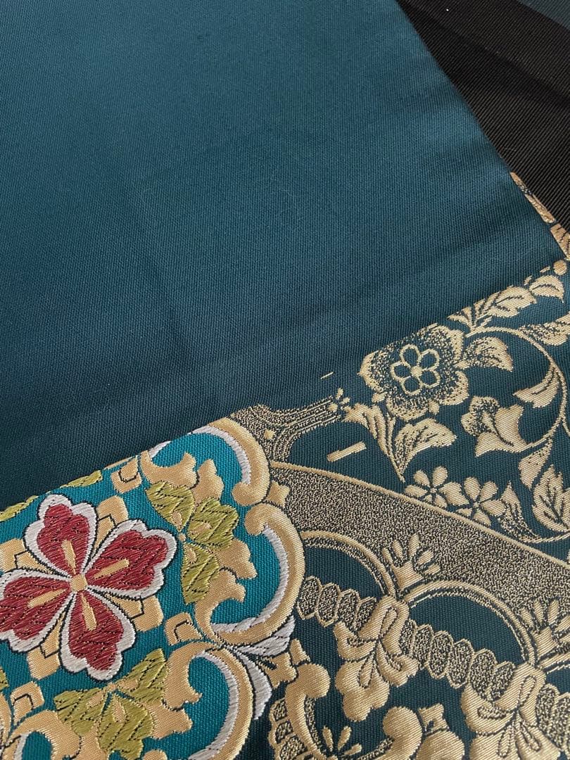 豪華！袋帯　正絹　ゴールド刺繍　リバーシブル