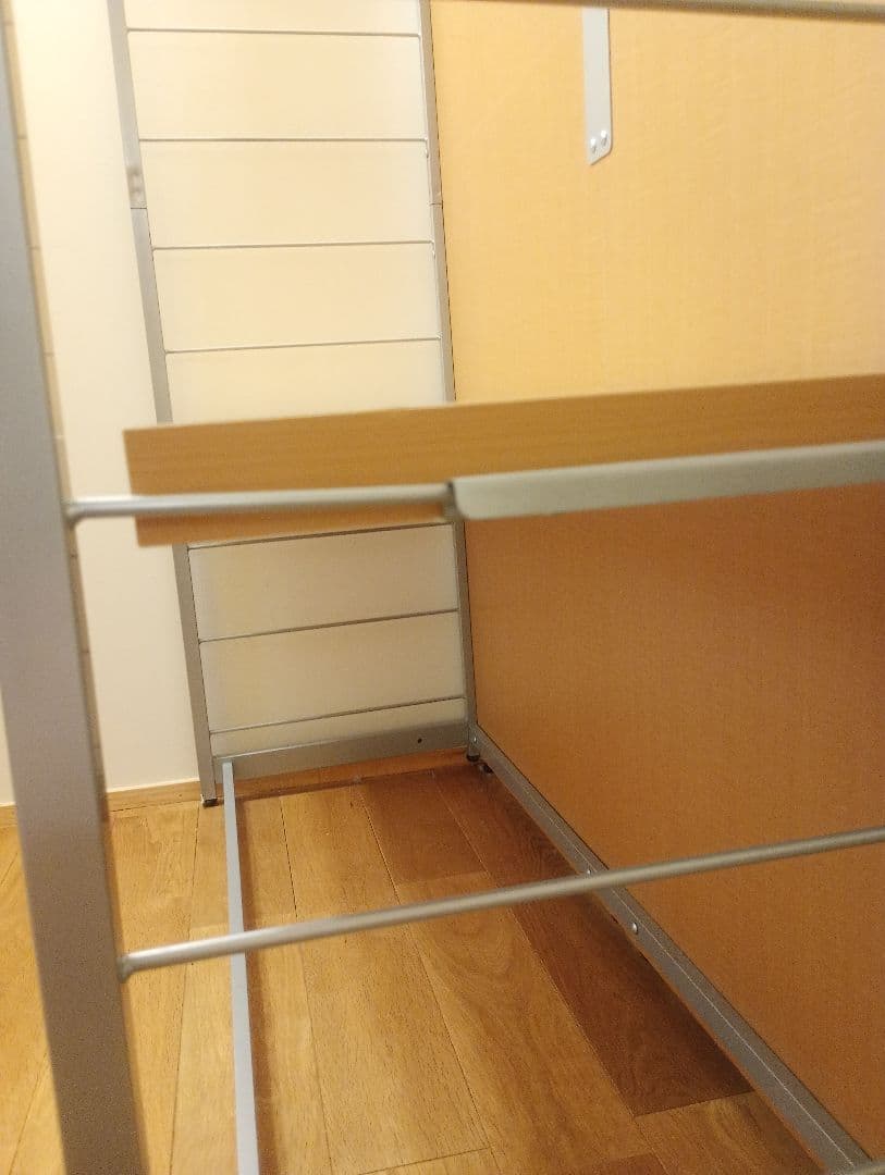 ディノス　間仕切り収納　パネル収納ハンガーラック　パーテーション　間仕切り家具