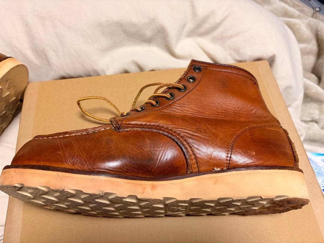 縦羽　02年製レッドウイング875 US9.5 27.5E ソール張り替え済み