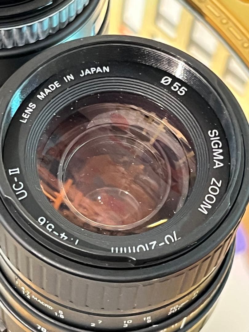 SIGMA DLII DCⅡズームレンズ2種キヤノンEFマウント