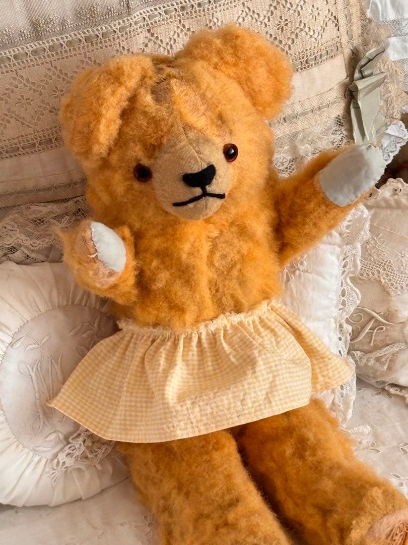 最終ʕ•ᴥ•ʔ ヴィンテージベア　アンティークベア　アンティークテディベア