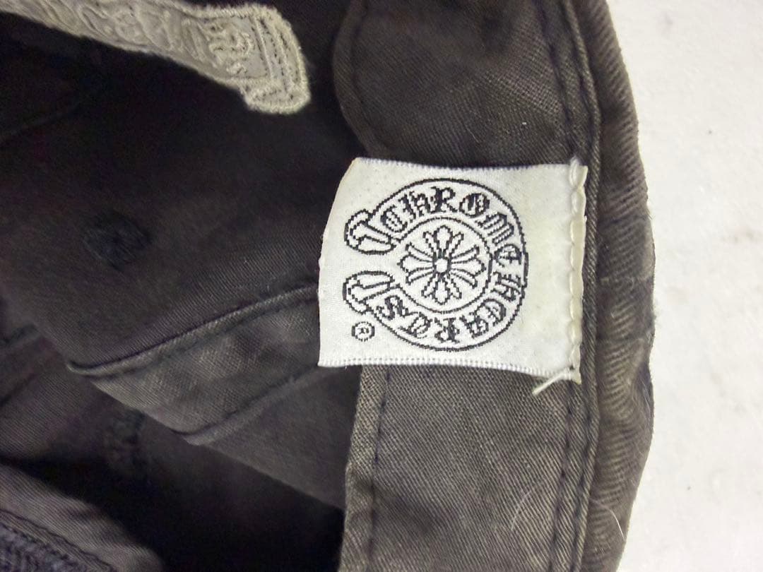 K*n様 クロムハーツ　黒の刺繍ベースボールキャップ