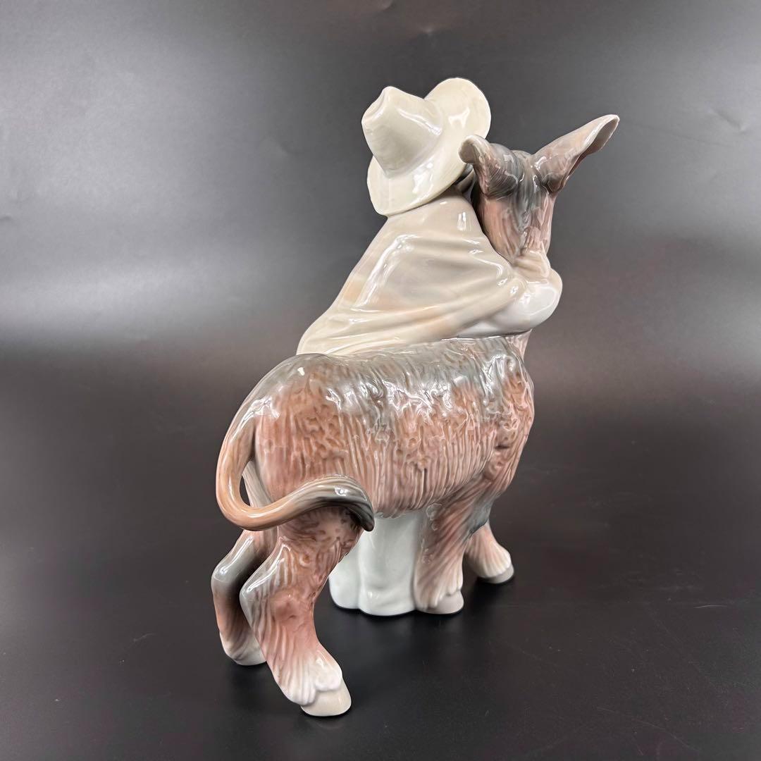 【極美品】リヤドロ　ロバと少年　置物　フィギュアリン　プラテロと私