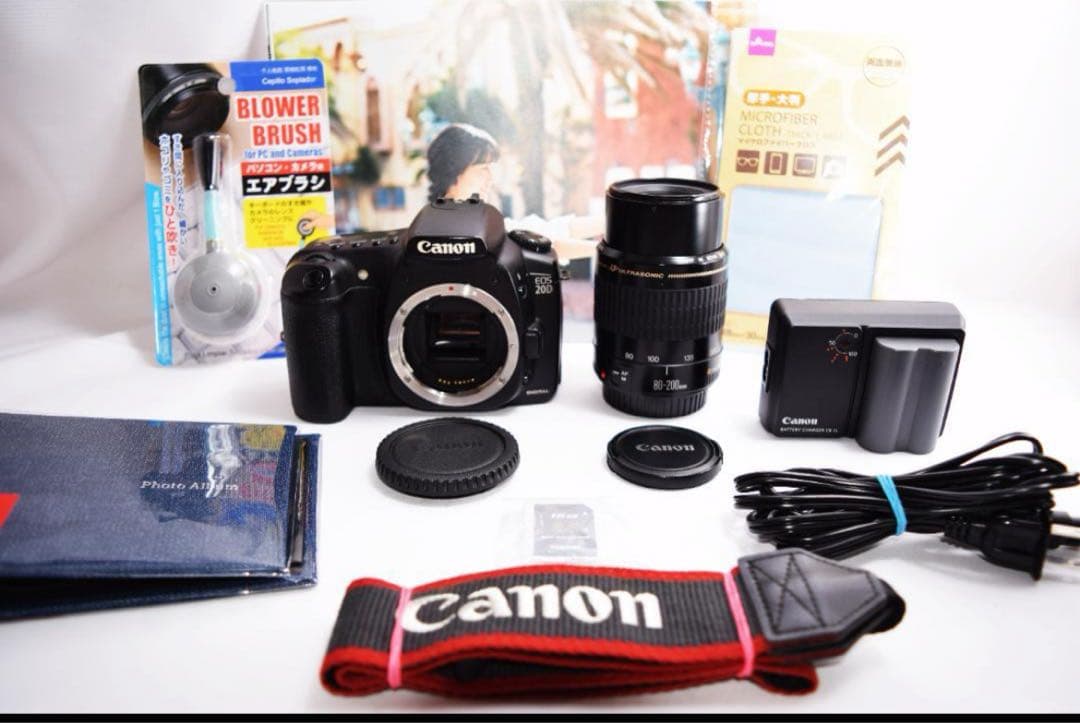 美品❤️Canon EOS 20D レンズセット❤️高画質❤️おすすめ一眼レフ
