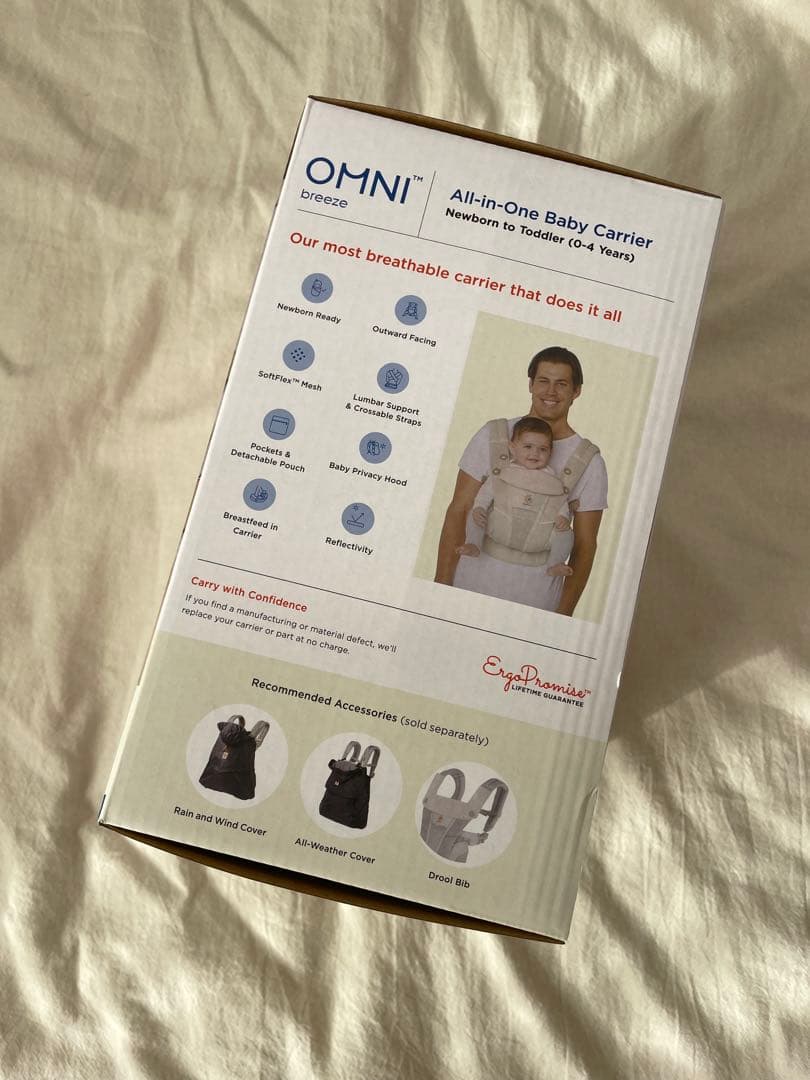 【新品未開封品】ergobabyオムニブリーズ　ナチュラルベージュ