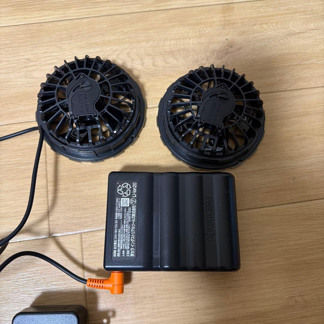 [バートル] カラーファン+24Vバッテリーセット　BURTLE