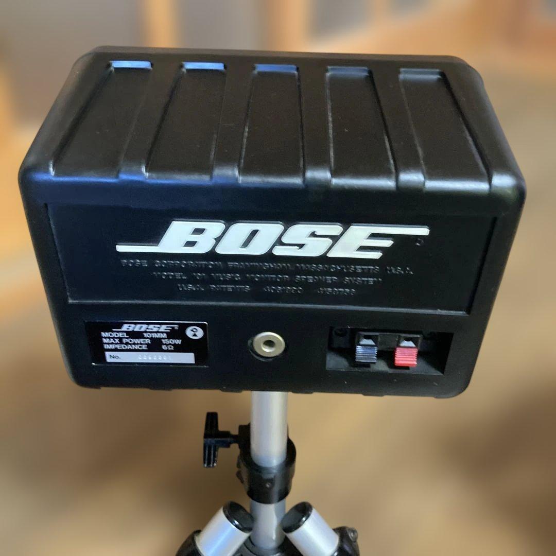 BOSE 101 MM 2台セットスタンド付き！美品！