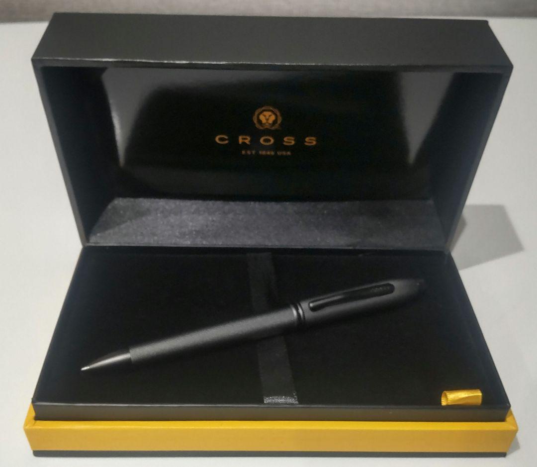 美品CROSS クロス タウンゼント NAT0042-62 ミッドナイトブラック