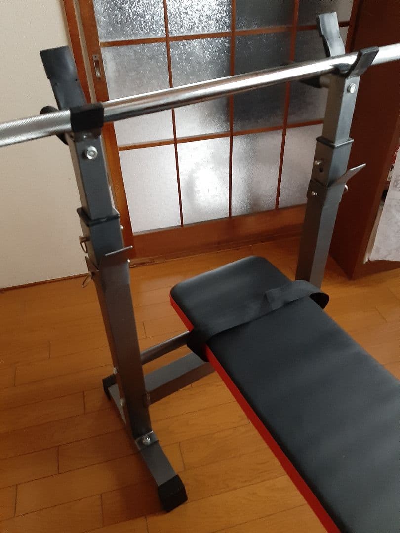 バーベル/ダンベル　ラックとフラットベンチセット