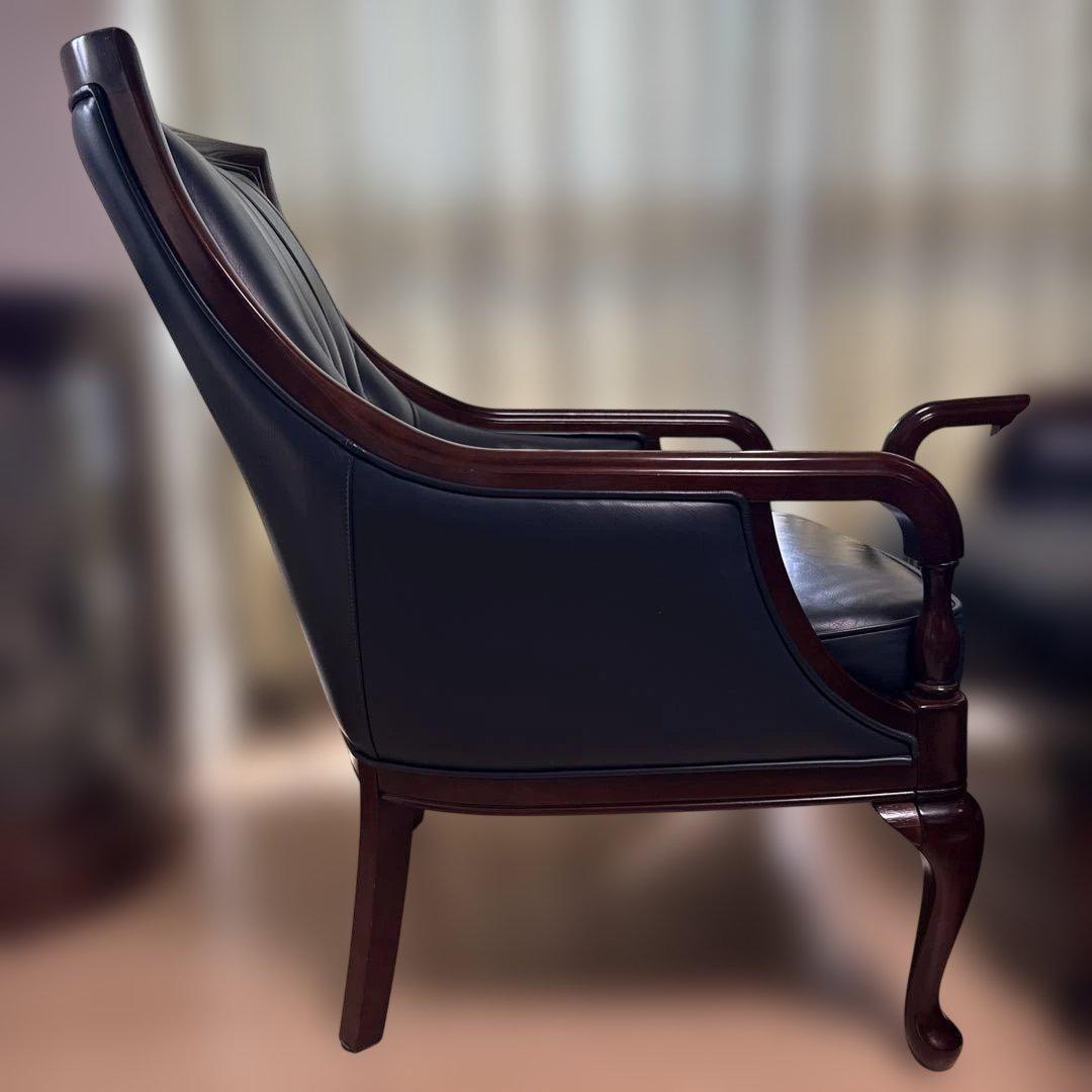 マルニ　ケントコートシリーズ　1脚　レザー1人掛けソファ③