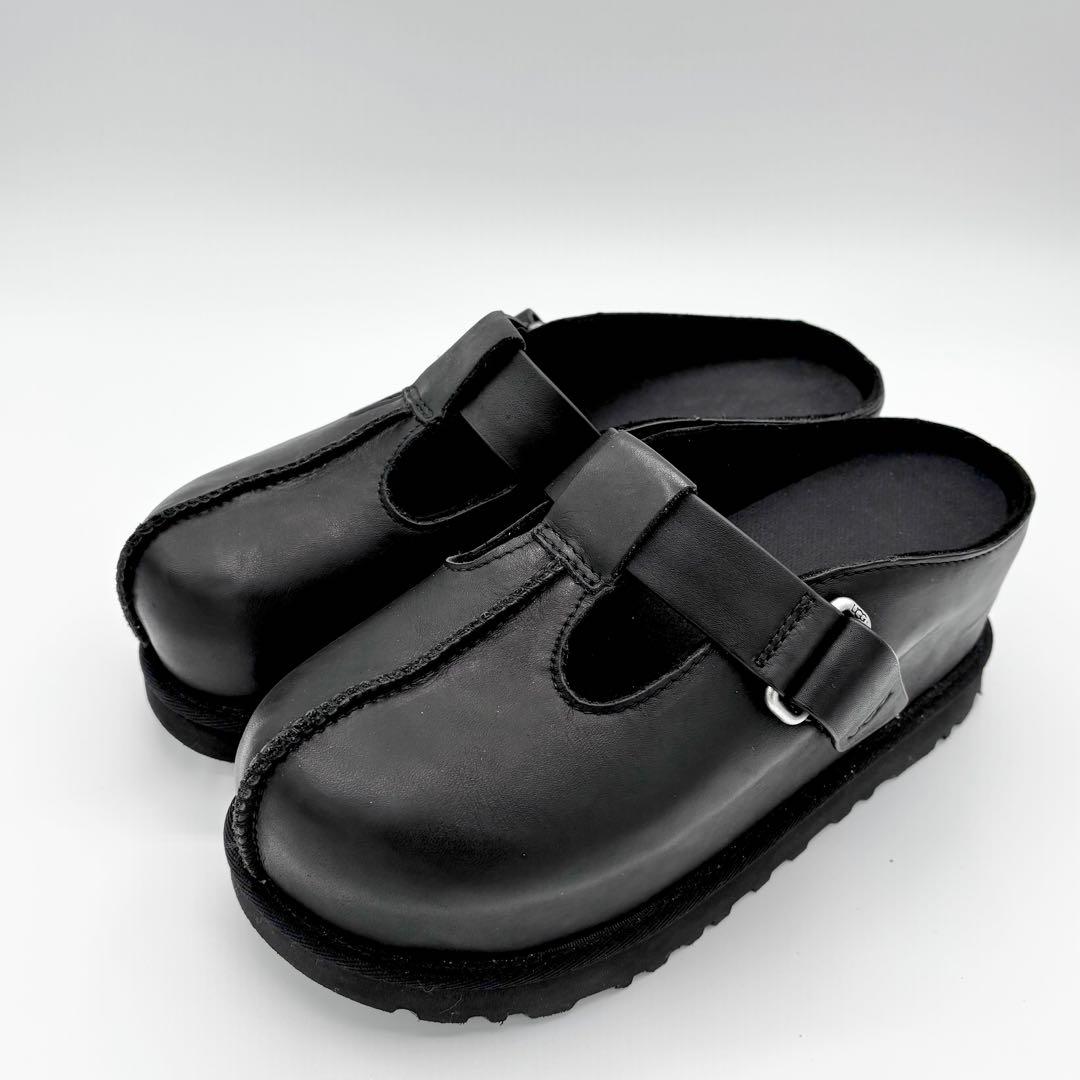✨極美品✨ UGG アグ サボ ミュール ブラック 本革 24 m