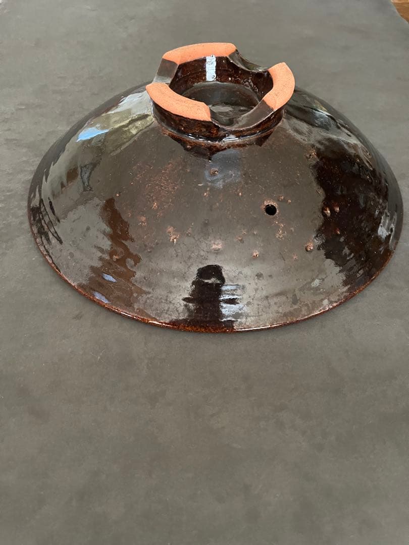 土楽窯　黒鍋　尺2寸（5〜6人用）