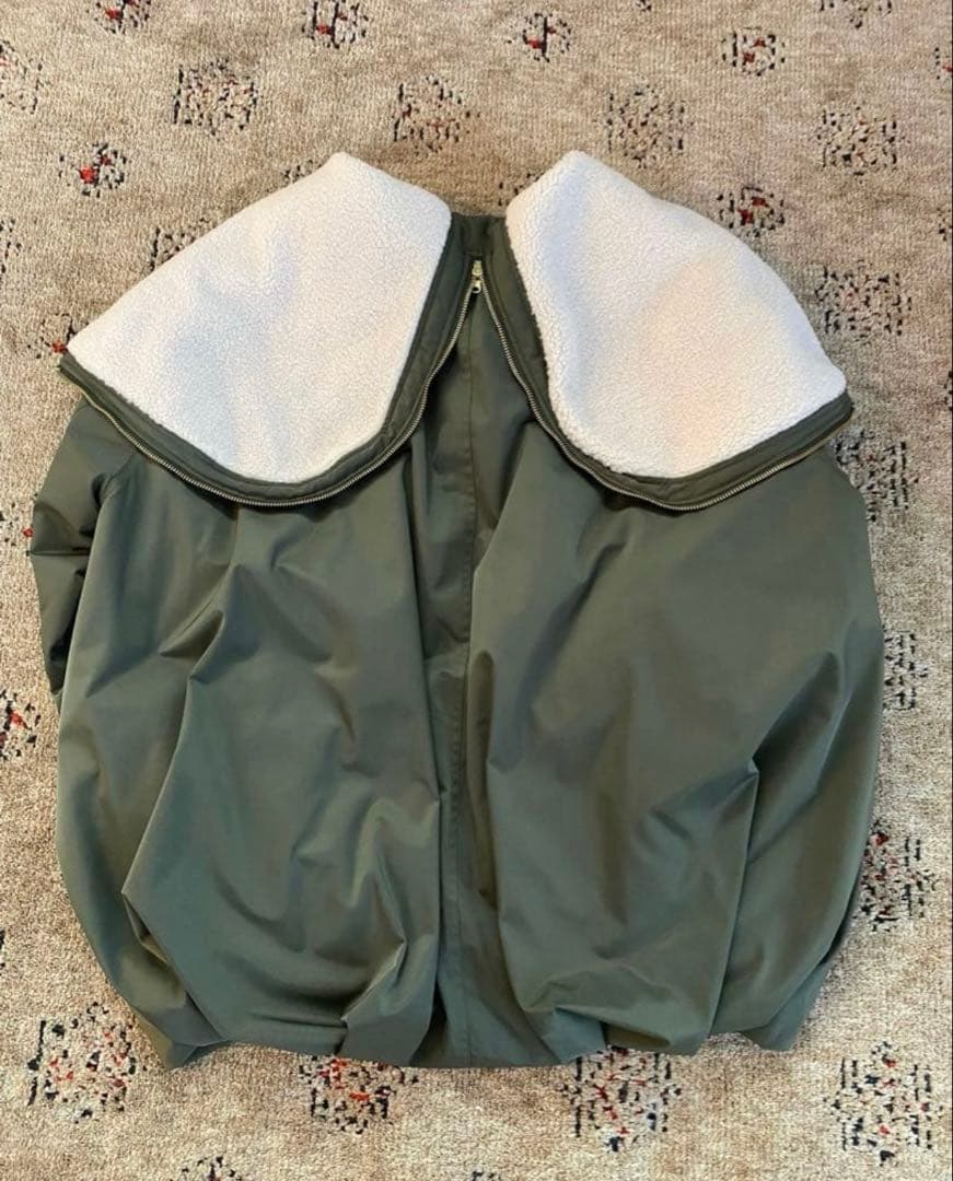 CLANE BALLOON DESIGN HOODED N3B カーキ　M