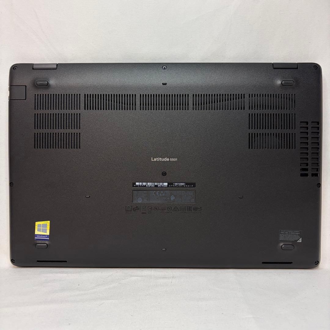 美品 Latitude 5501 i7 16GB 512GB 15.6型 FHD