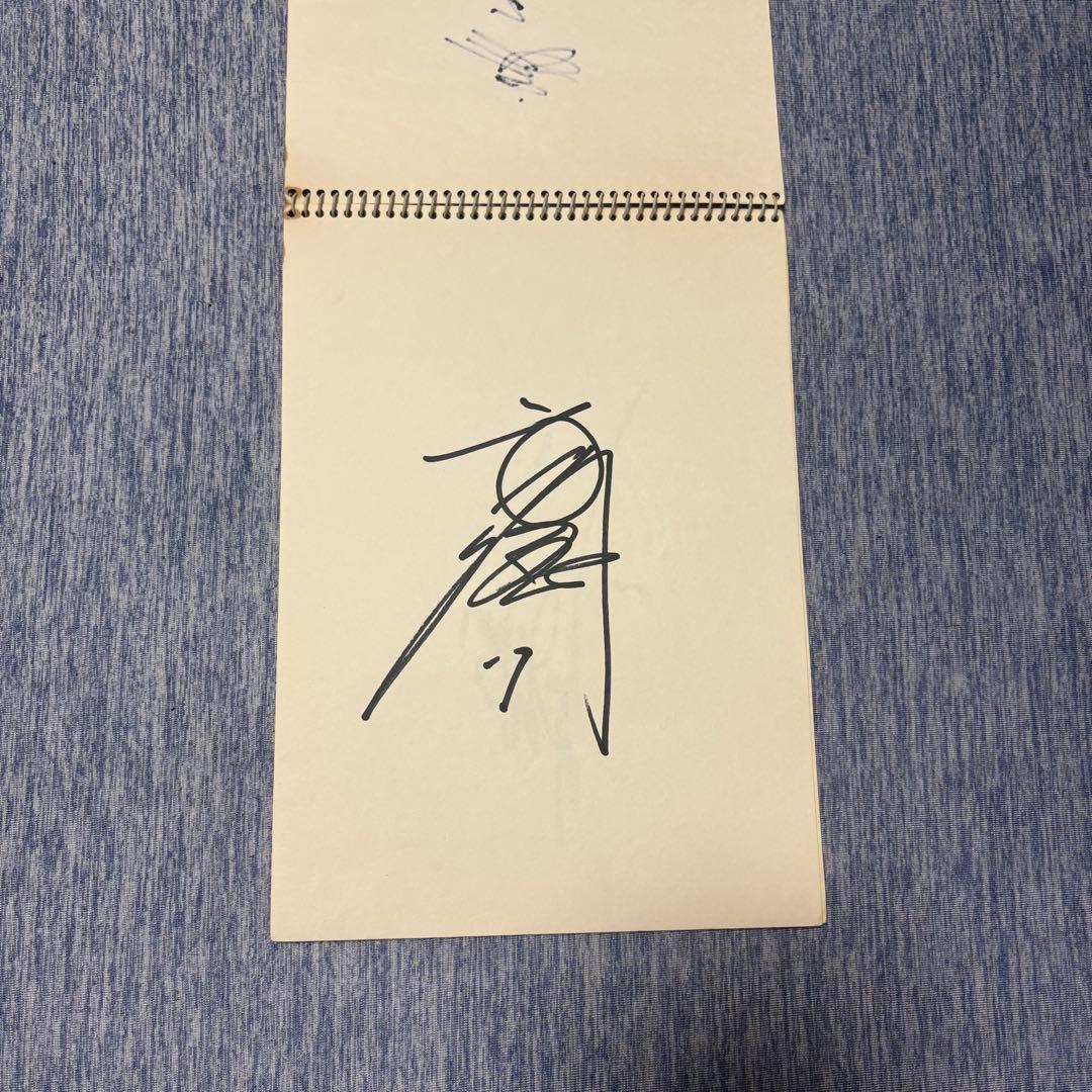 1975年　阪急ブレーブス　選手　直筆サイン　色紙