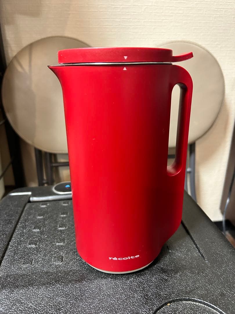 récolte Soy & Soup Blender レッド　美品