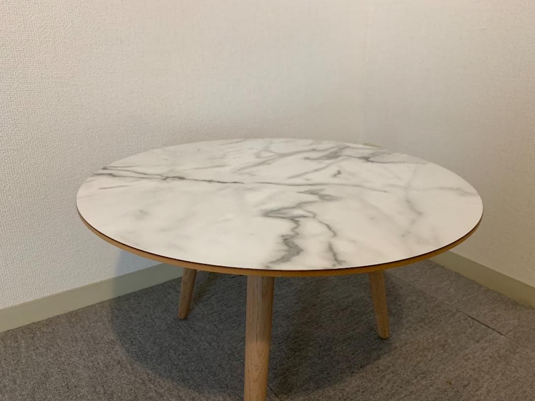 BoConcept ローテーブル 直径59cm 高さ39cm 大理石調