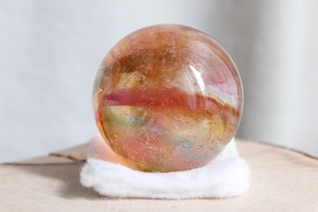 シエラネバダ産アンダラクリスタル　スフィア　マルチカラー