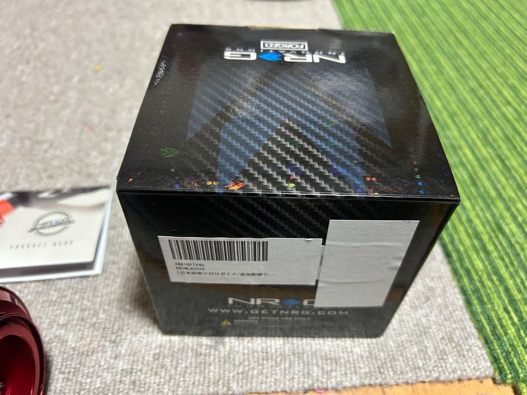 クイックリリース NRG製　ステアリングボス レンチン音