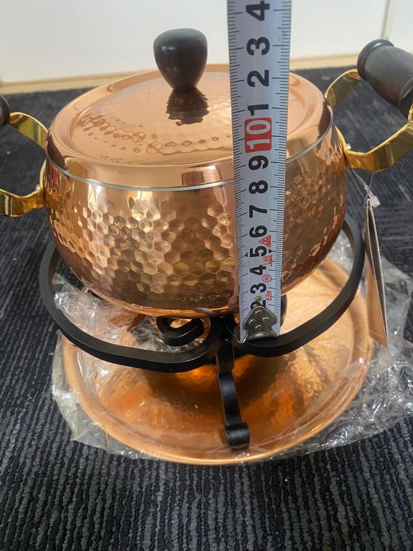 まとめ売り　COPPER 100 チーズフォンデュ鍋セット• 片手鍋