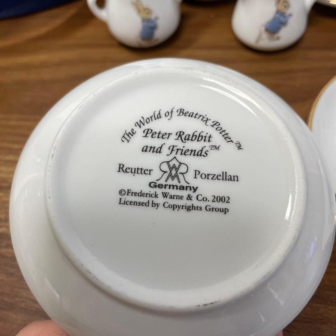 ロイターポーセリン ピーターラビット100周年 ピクニックセット