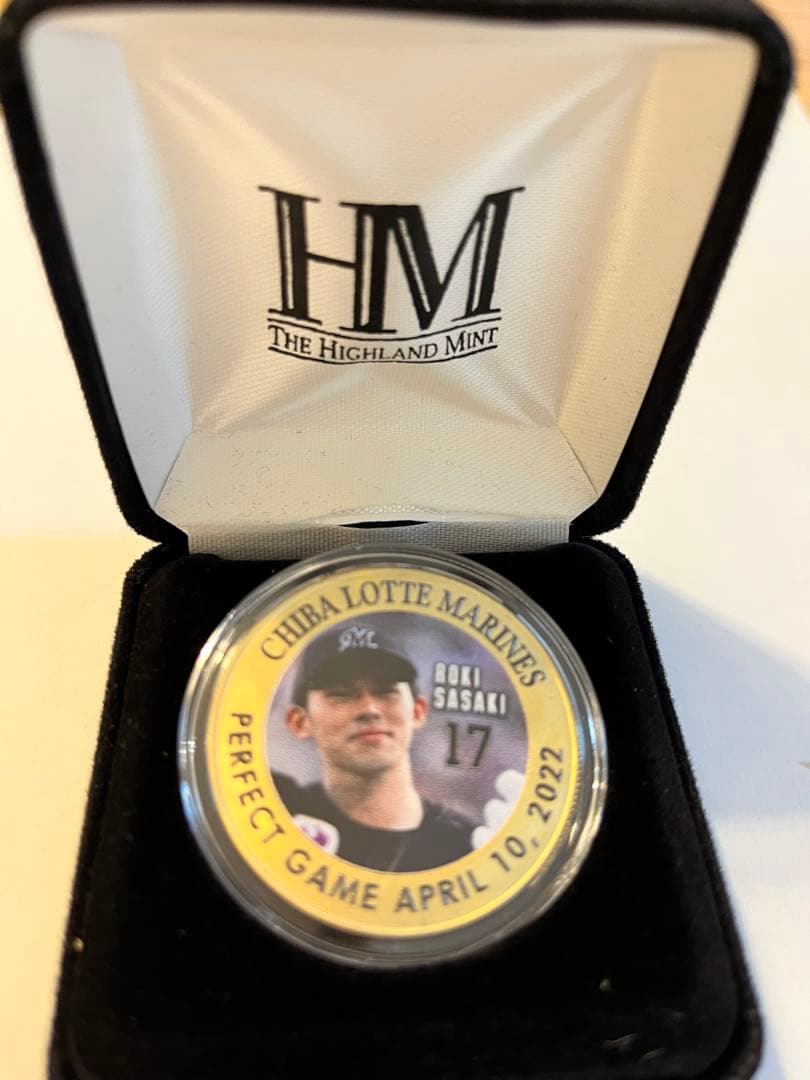 佐々木朗希 完全試合達成記念ゴールド
