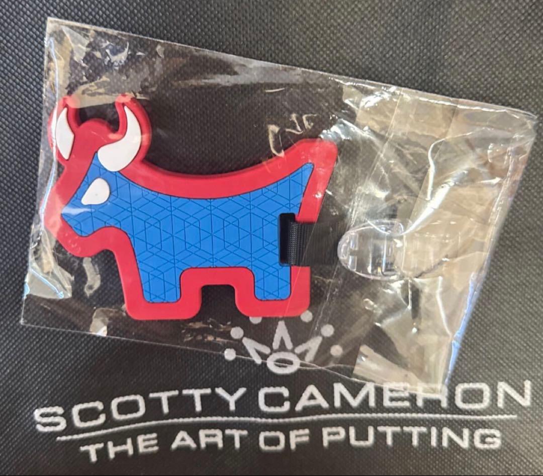 スコッティキャメロン◆スコッティドッグ 青/赤 パターカバー リーシュ ◆レア品