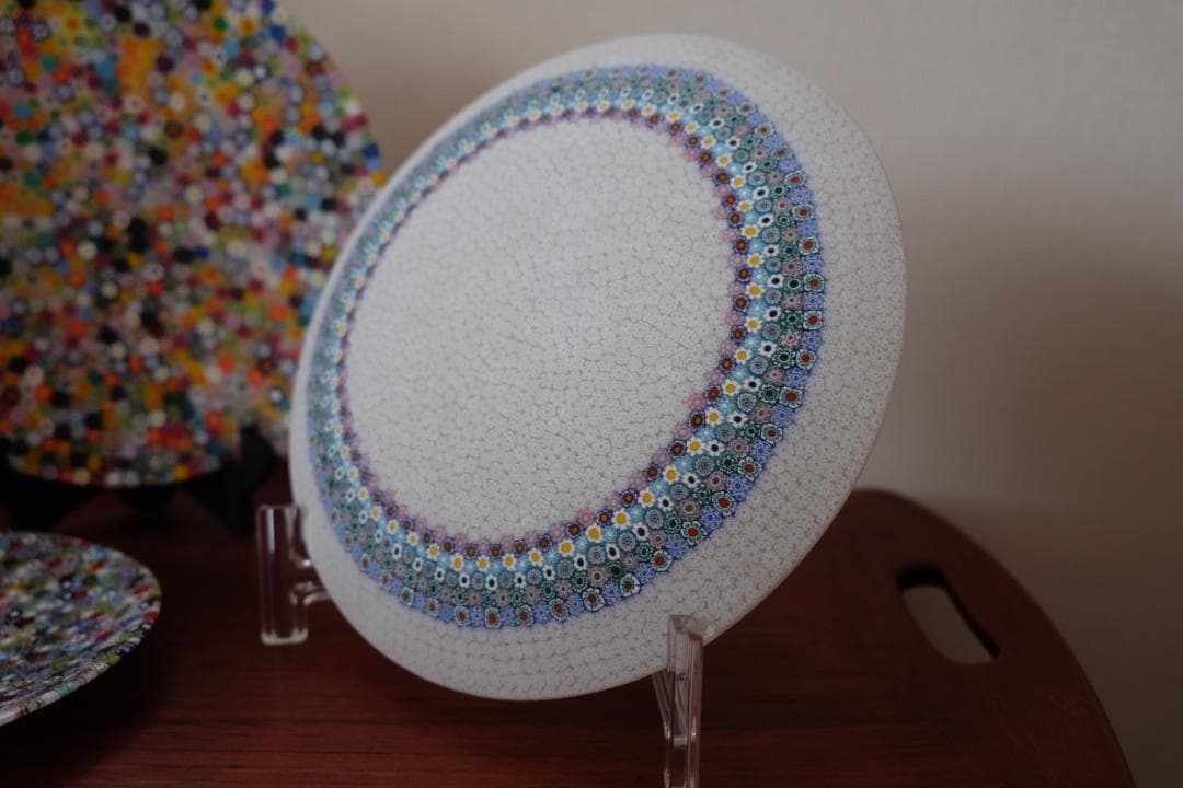 ベネチアンガラス ミルフィオリ 江波冨士子 茶碗 舩木倭帆/黒木国昭/藤田喬平