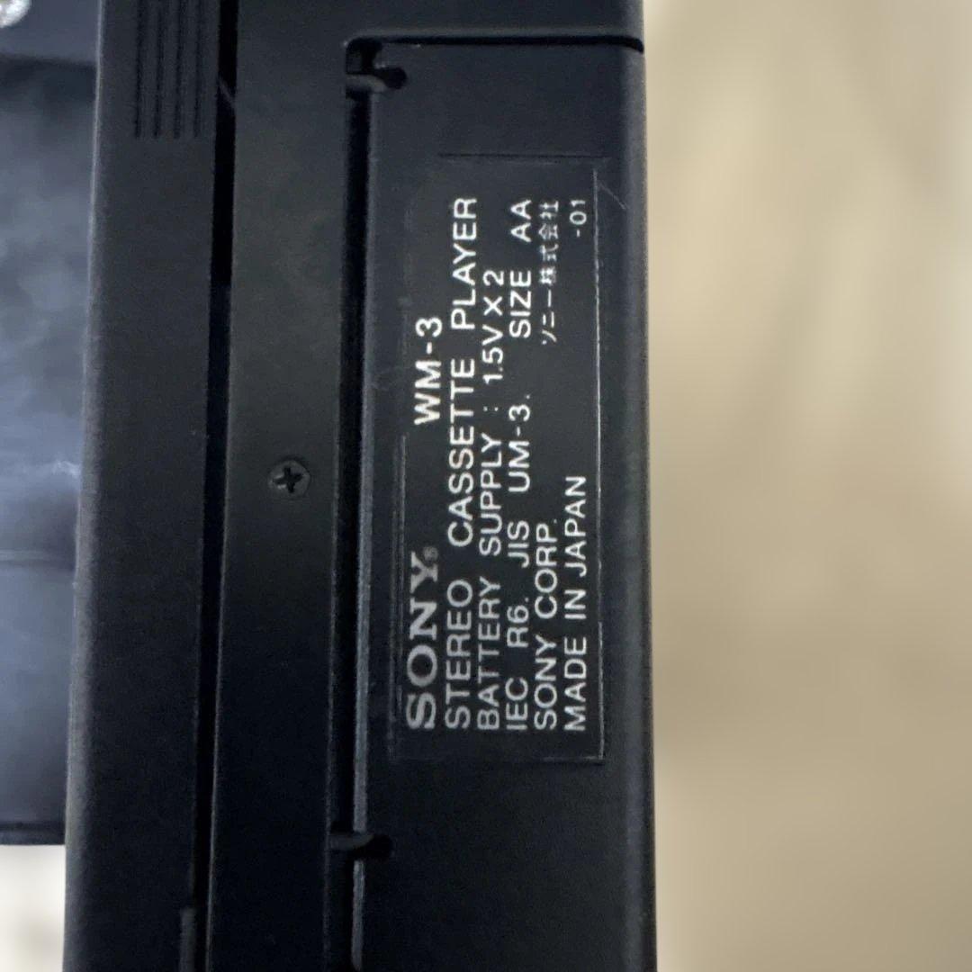 SONY WM-3 カセットプレーヤー