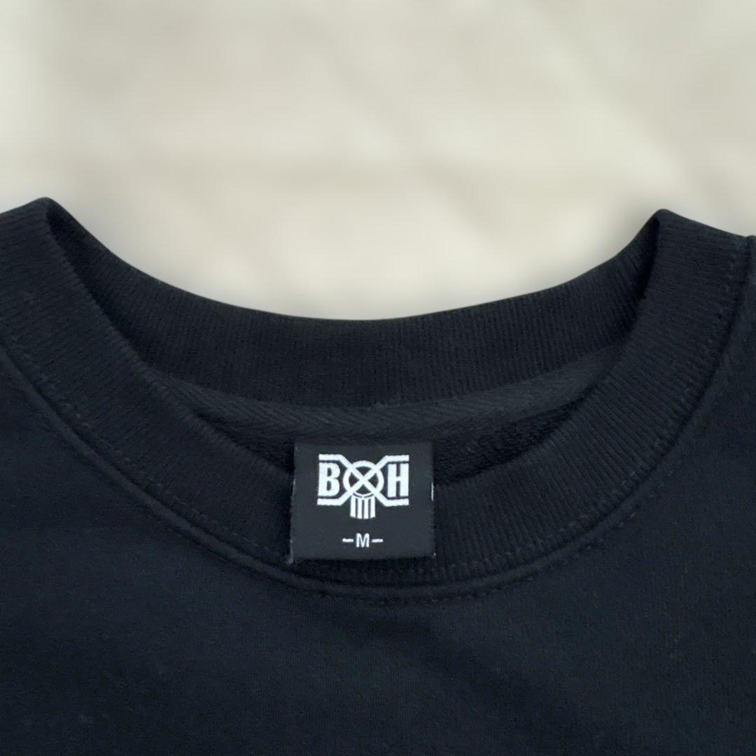 バウンティハンター　ブラック グラフィックプリント スウェット