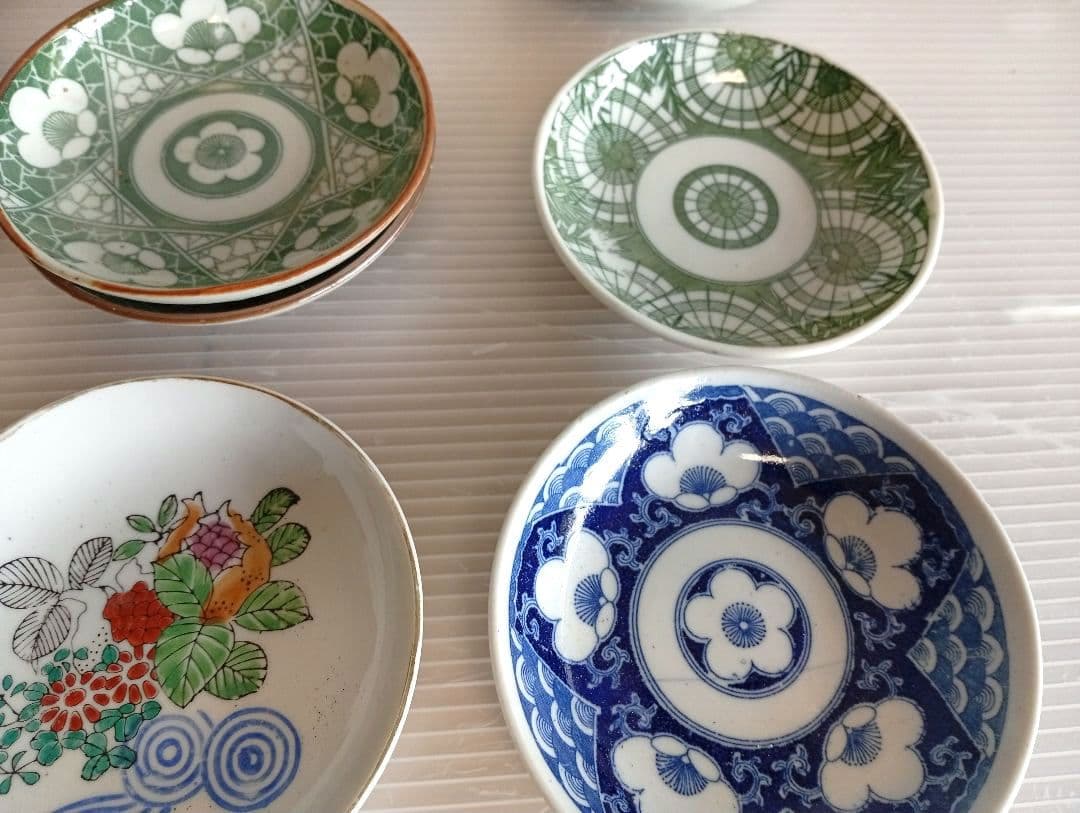 【専用】印判皿 明治～大正 縁起物 骨董皿 アンティーク まとめて 26枚