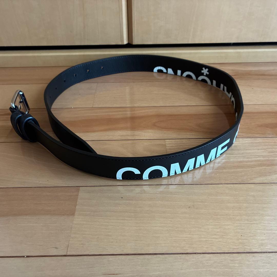 COMME des GARÇONS ブラックレザーベルト S