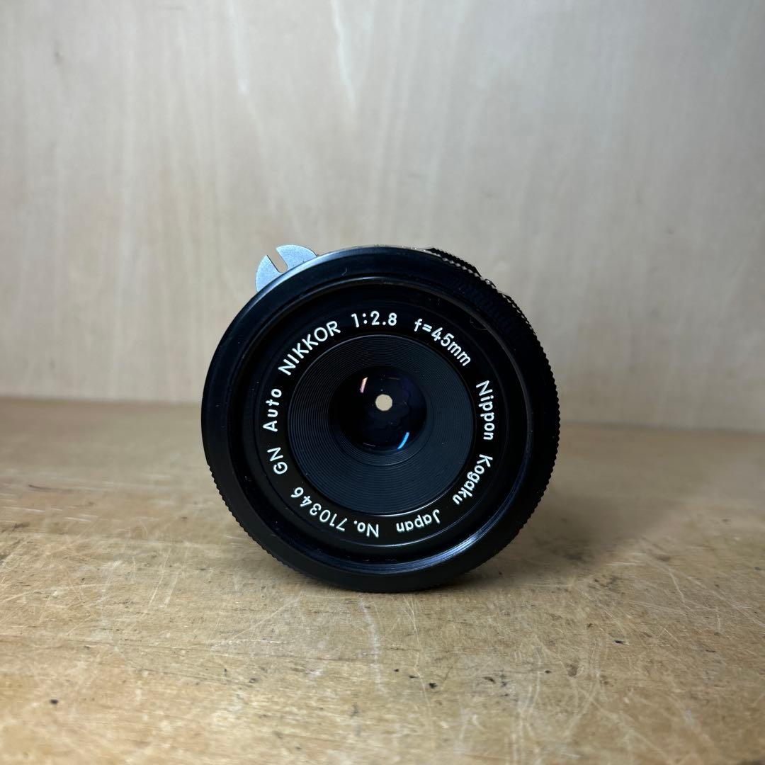 Nikon F +GN Auto Nikkor 45mm f2.8 完動極美品