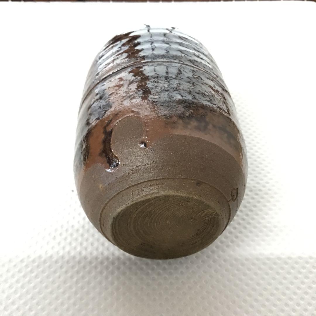 茶道具　筒井順慶茶入写　筒井写瀬戸茶入　佐々木八十二造　栞　共箱　S36CI