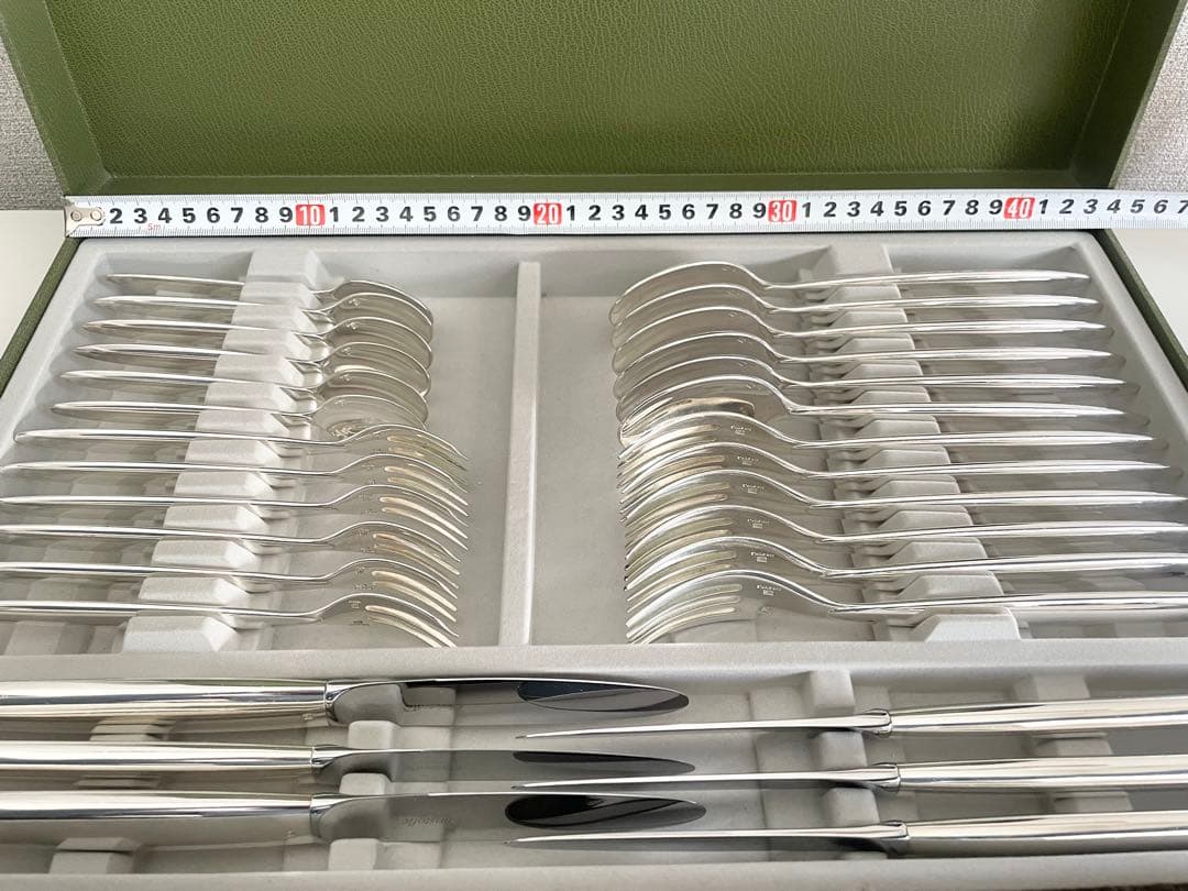 Christofle クリストフル　カトラリーセット 30点【ドロップシリーズ】