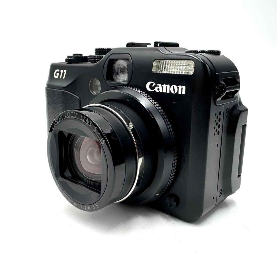 動作良好 Canon キャノン PowerShot G11 ブラック コンデジ