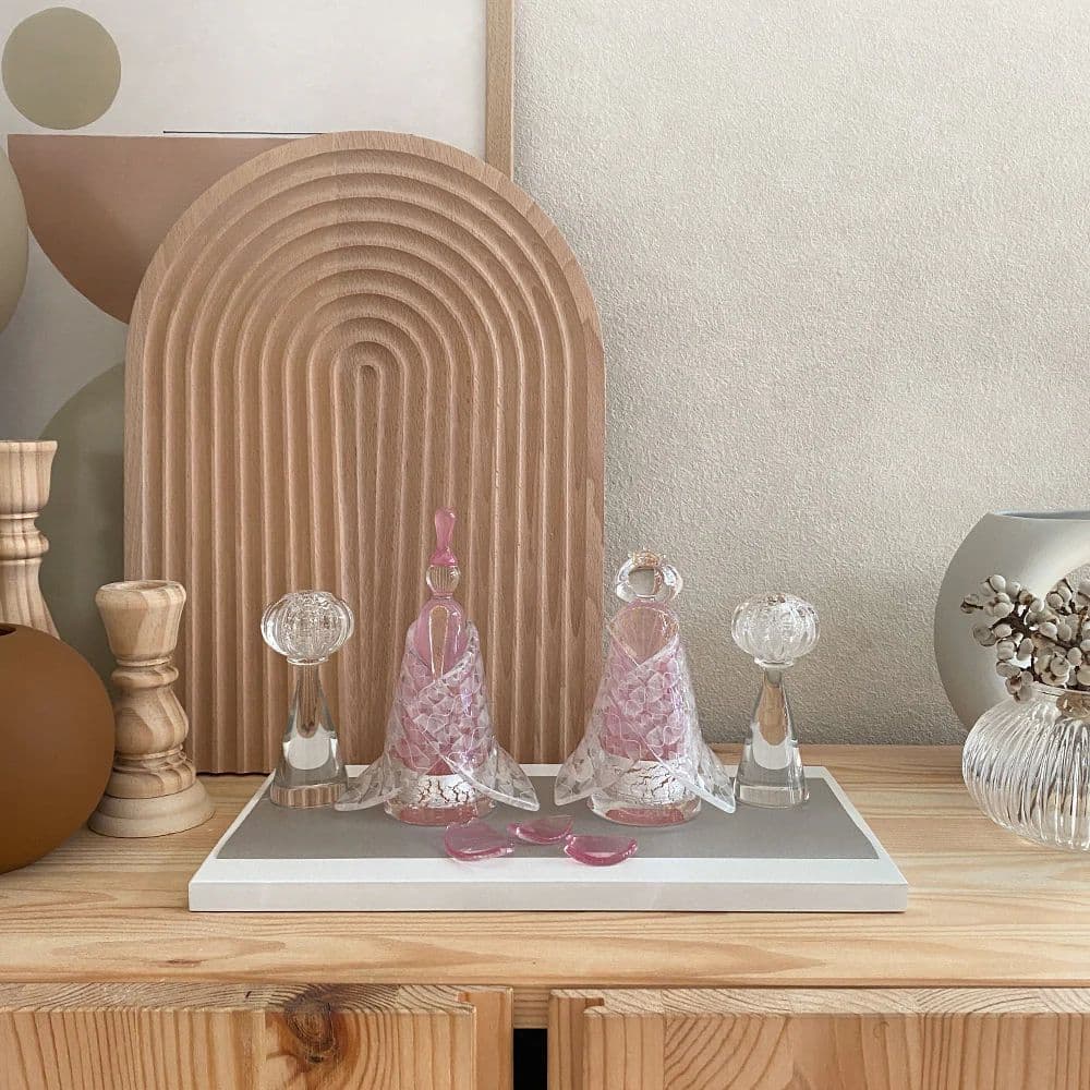 雛人形 Glass studio MIGAKI ヴェネチアングラスの雛人形